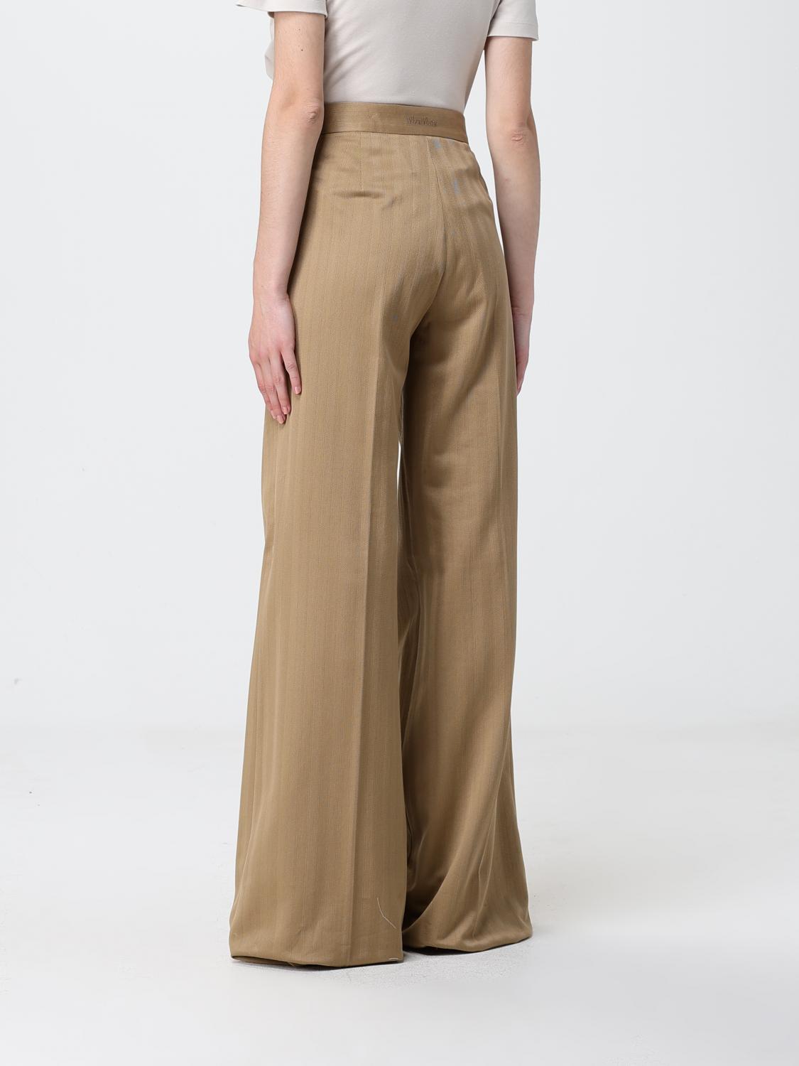 Pants Woman color Beige