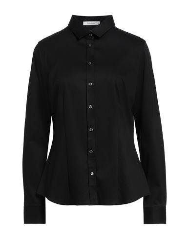 Soluzione Woman Shirt Black Size 10 Cotton