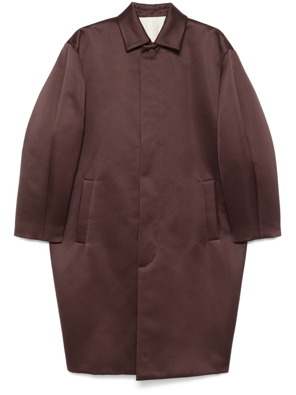 Satin coat - Purple