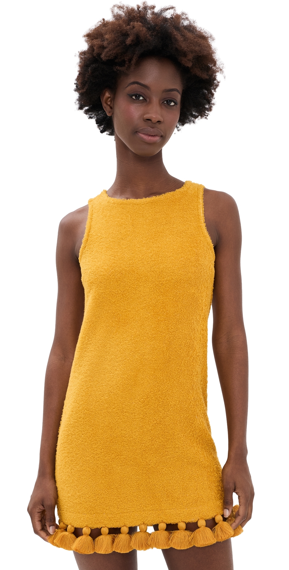 Manon Short Dress Golden Yellow