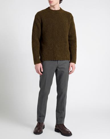 Man Sweater Military green Size S Acrylic, Alpaca wool, Polyamide, Wool