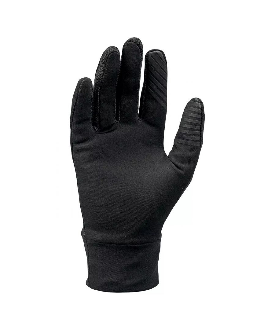Nike Womens/Ladies Tech Lightweight Running Gloves Black/Silver - Large