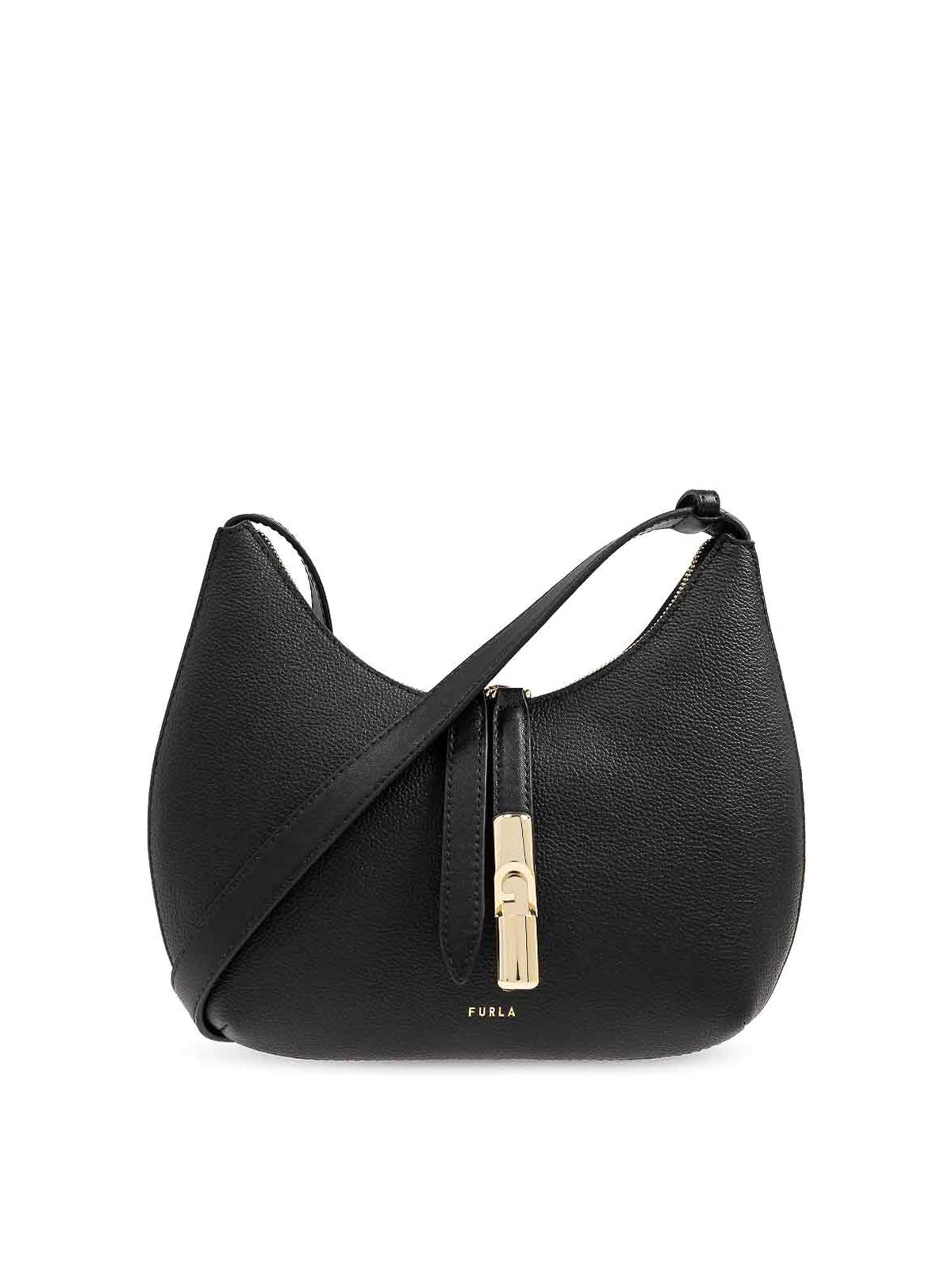 Goccia Shoulder Black Bag