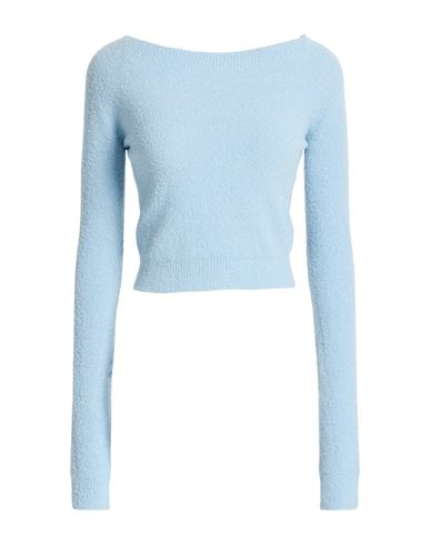 Woman Sweater Light blue Size 1 Cashmere, Polyamide