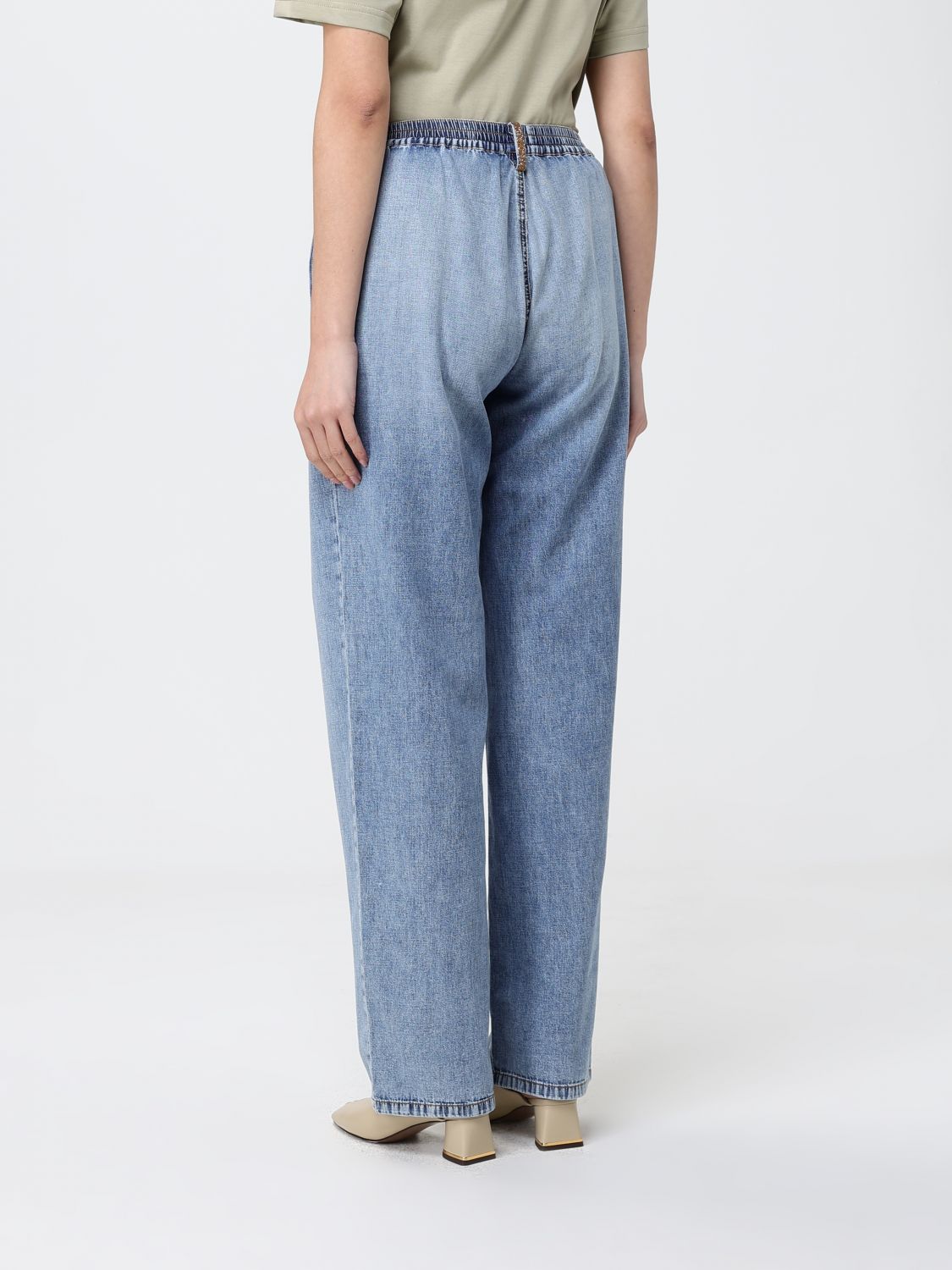 Pants Woman color Sky Blue