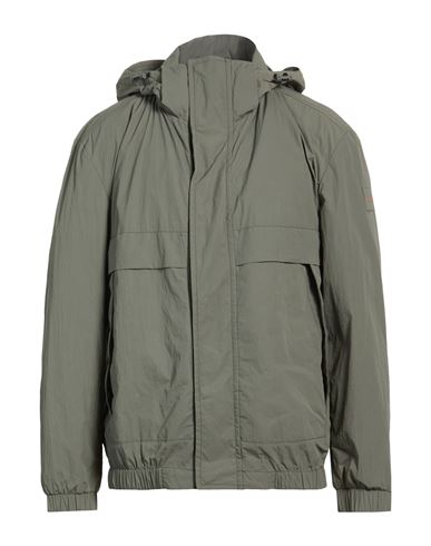 Man Jacket Military green Size 36 Polyamide