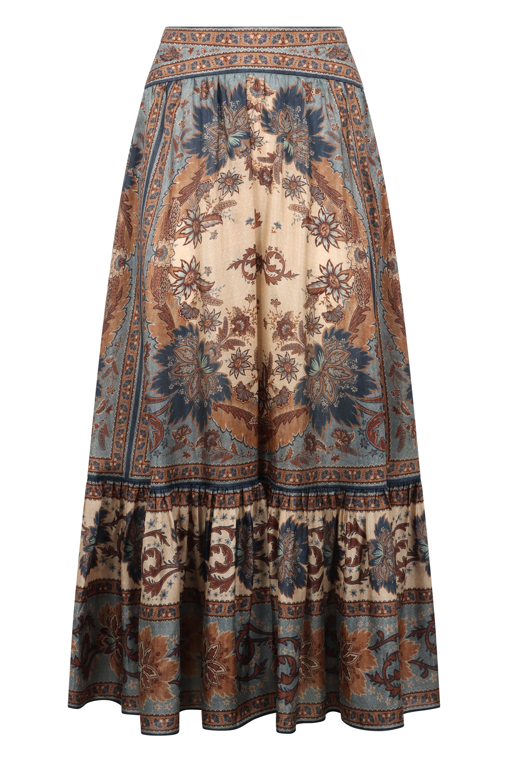 Ascension All-Over Print Silk Mini Skirt