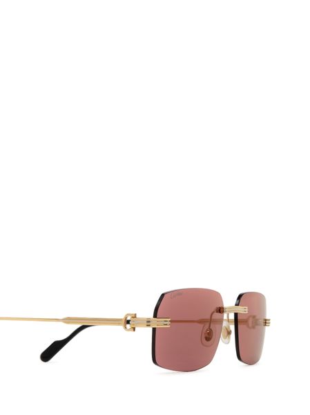 Cartier Rectangular Frame Sunglasses