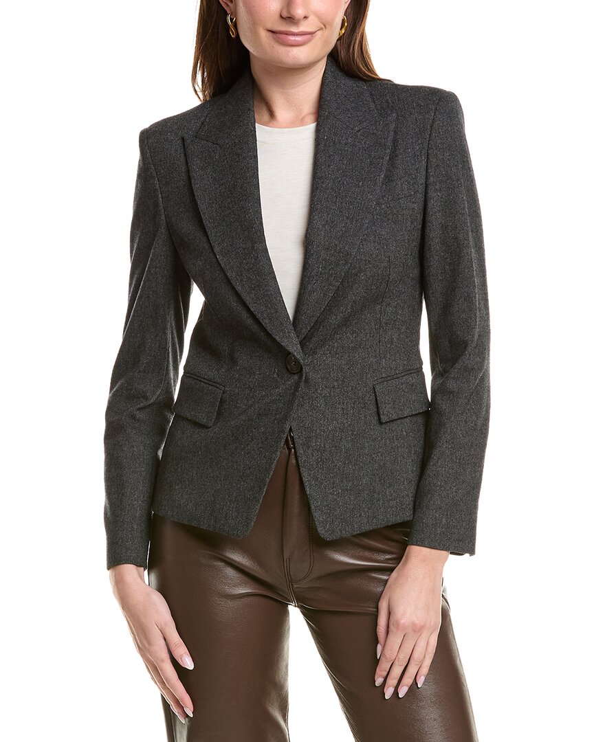 Wool & Silk-Blend Blazer