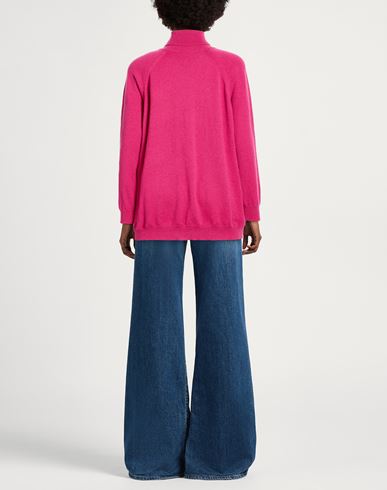 Woman Turtleneck Magenta Size XL Cashmere