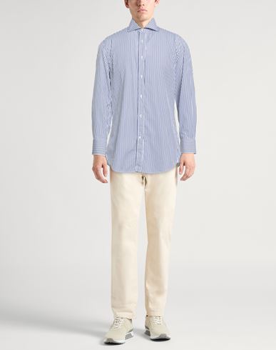 Man Shirt Navy Size S Cotton