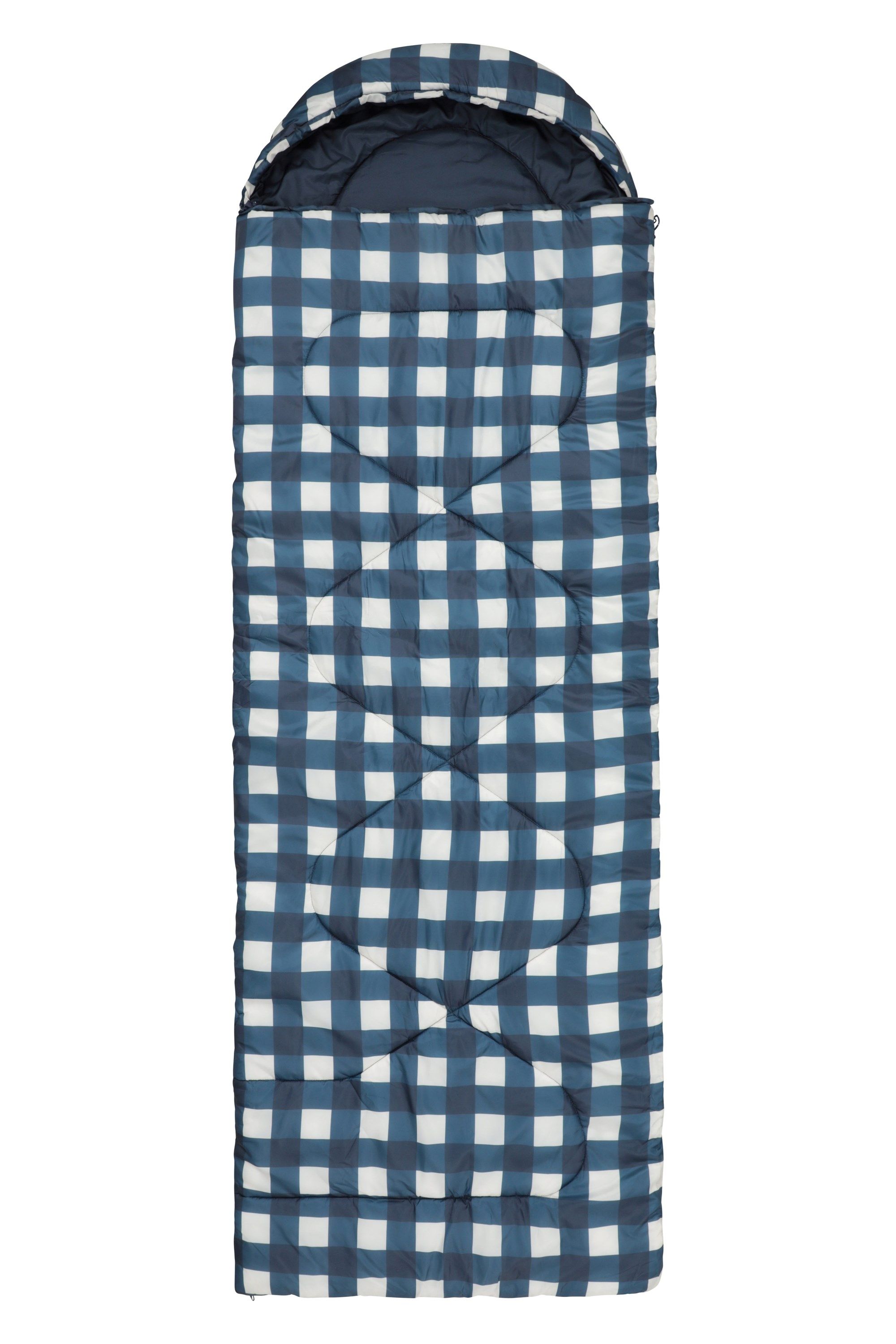 Mountain Warehouse Unisex 'Apex' Summer Camping Travel 250 Square Sleeping Bag in Dark Blue