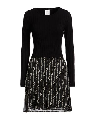 Woman Mini dress Black Size 12 Polyester