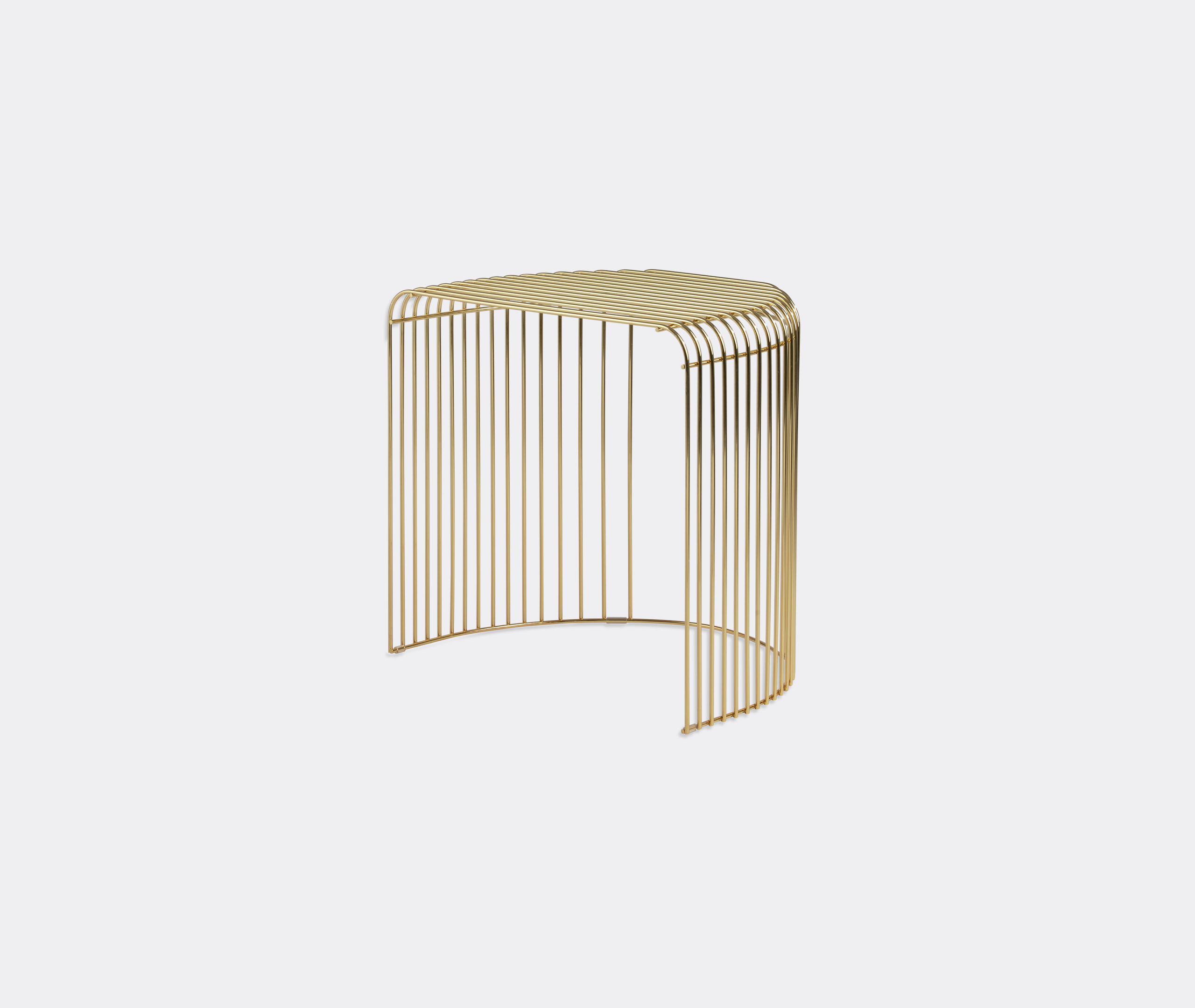 'curva' Table, Gold