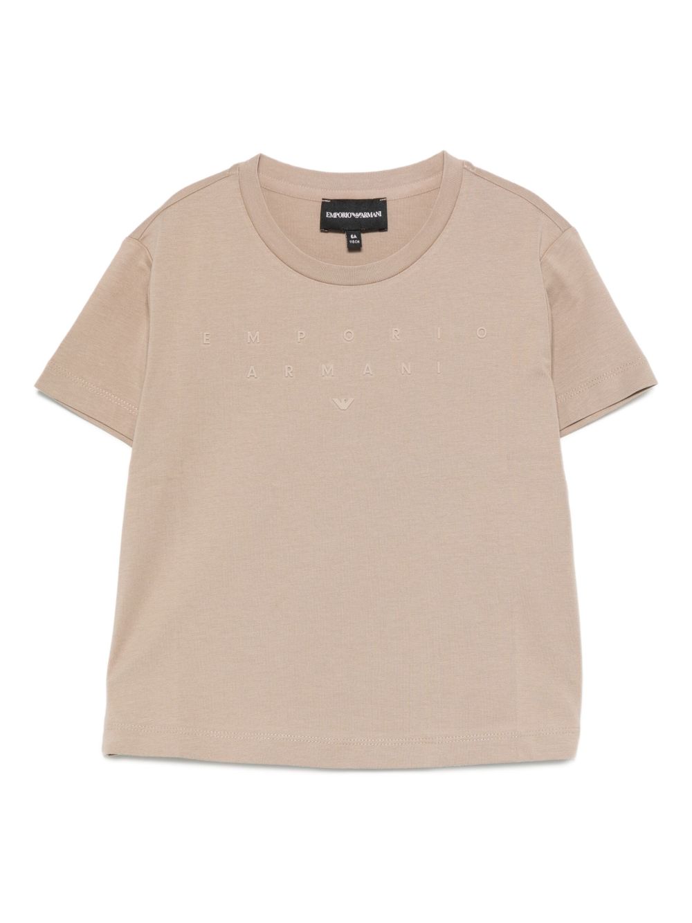 Logo-appliqué cotton T-shirt - Neutrals