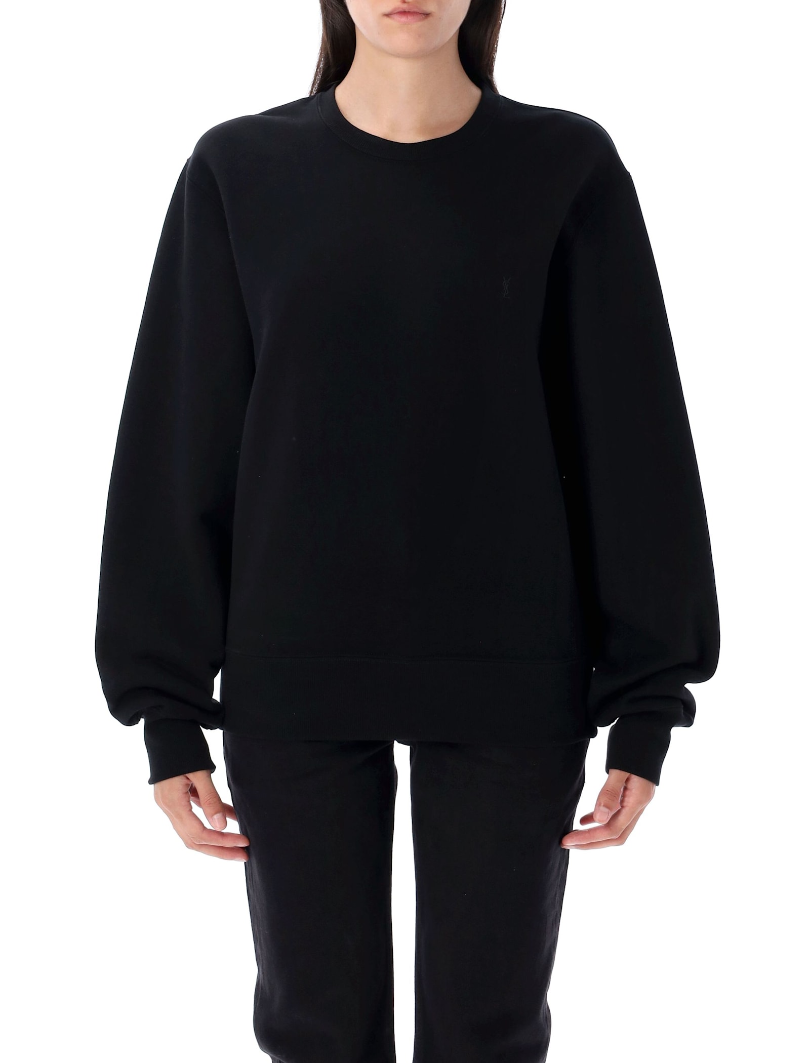 Certified Cotton Sweatshirt With Cassandre Embroidery