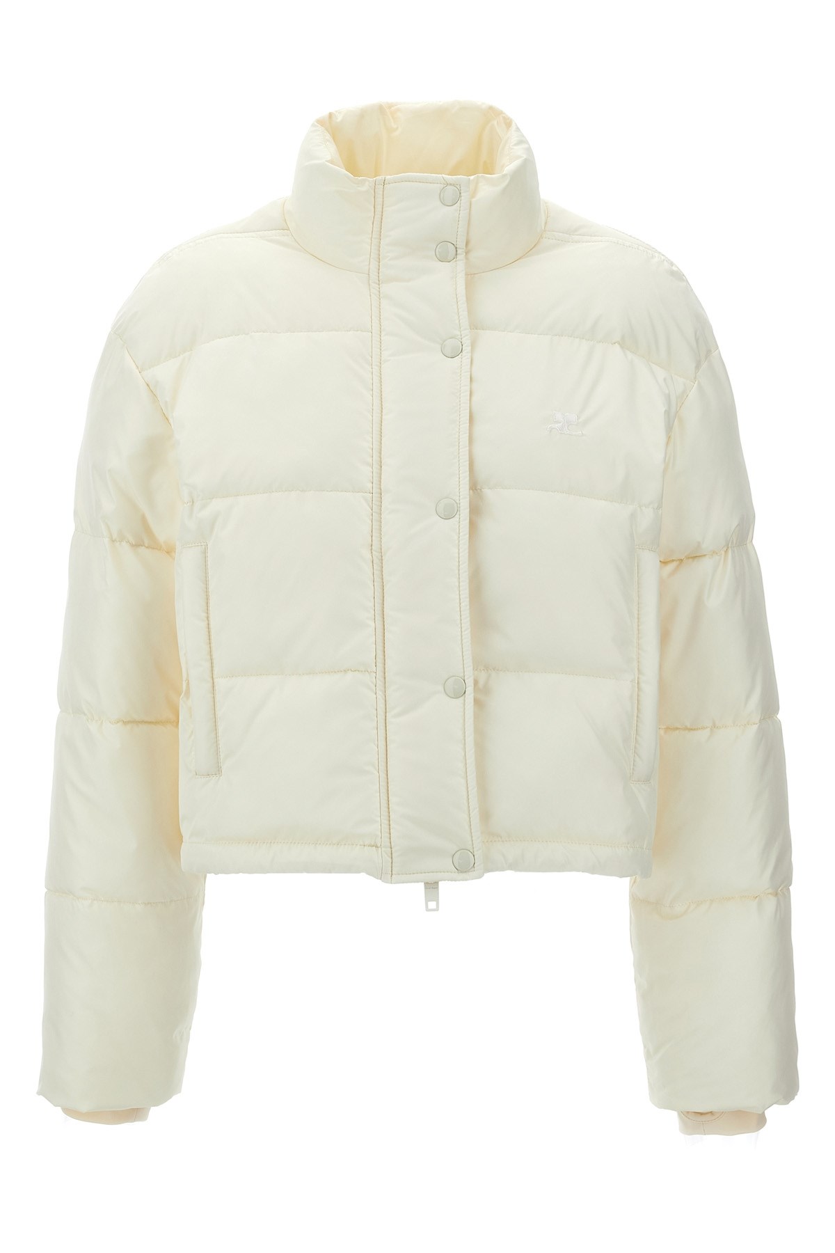'Ac' Cropped Down Jacket