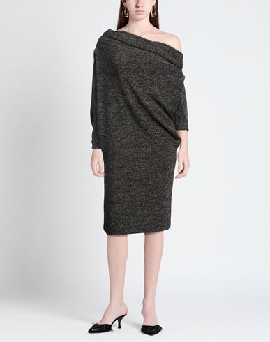 Nenah Woman Mini dress Dark brown Size S Polyamide, Polyester, Elastane