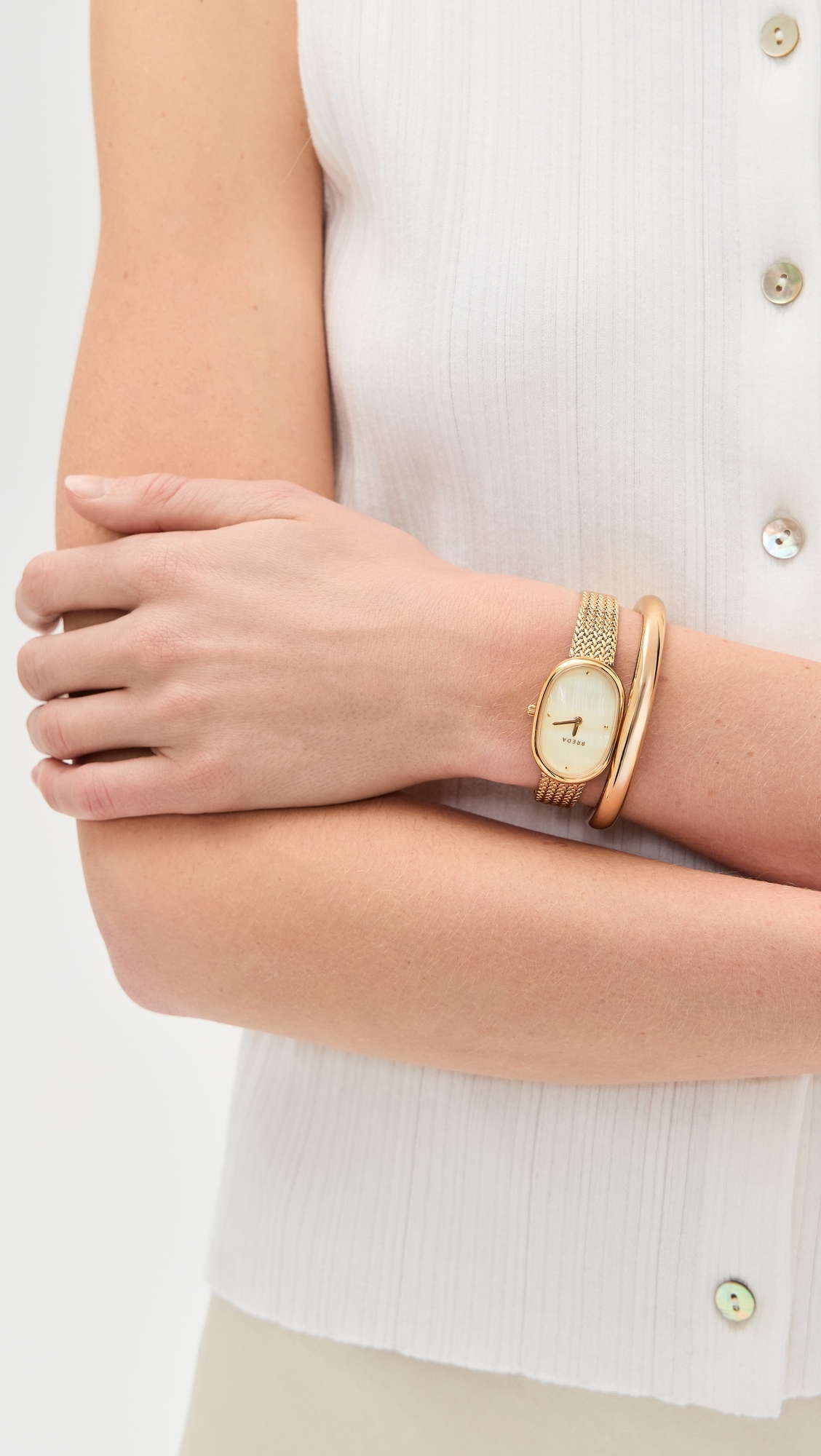 Jane Tethered Watch 23mm Gold/Champagne One Size