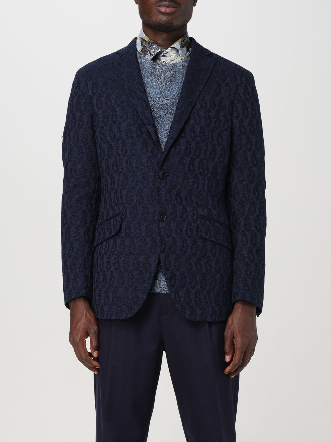 Cotton blazer - Blue