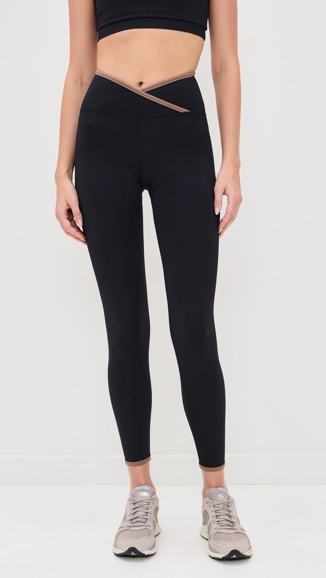 The Rae Ankle Leggings Black/Malt