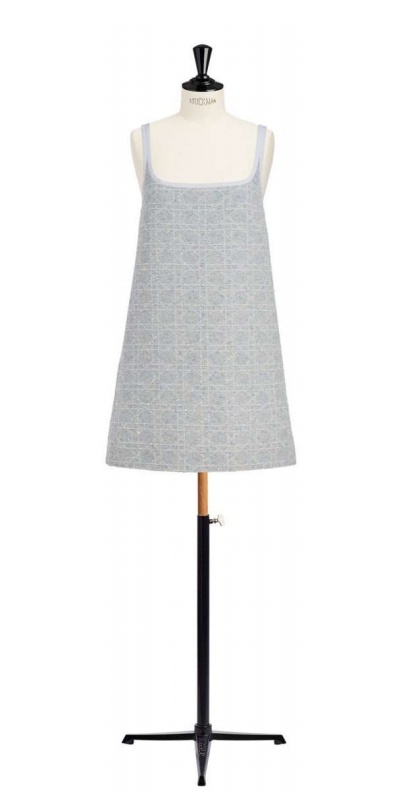 Short Flared Cannage Dress