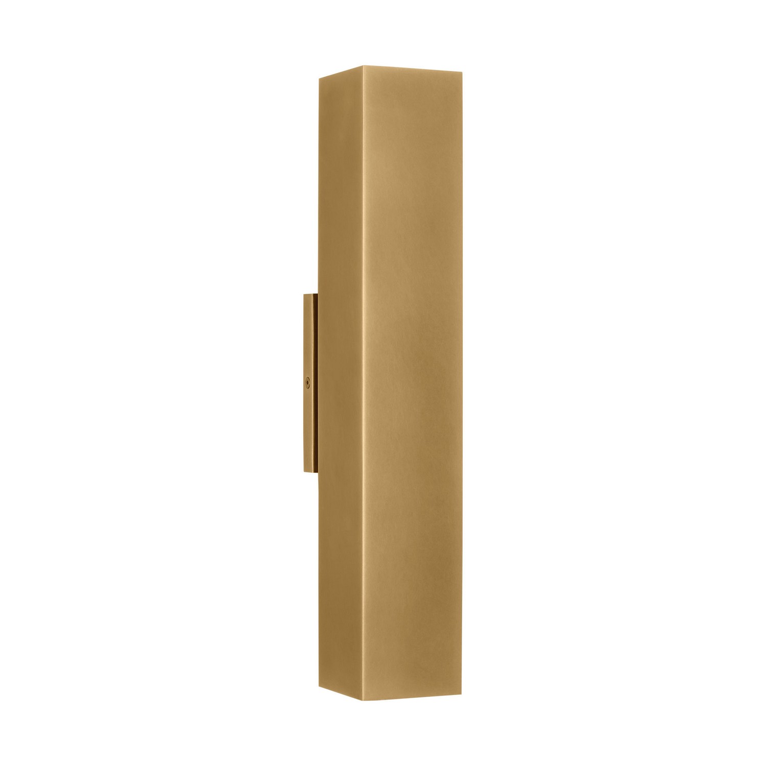 Natural Brass LED Outdoor Wall Mount from the Pressa Collection