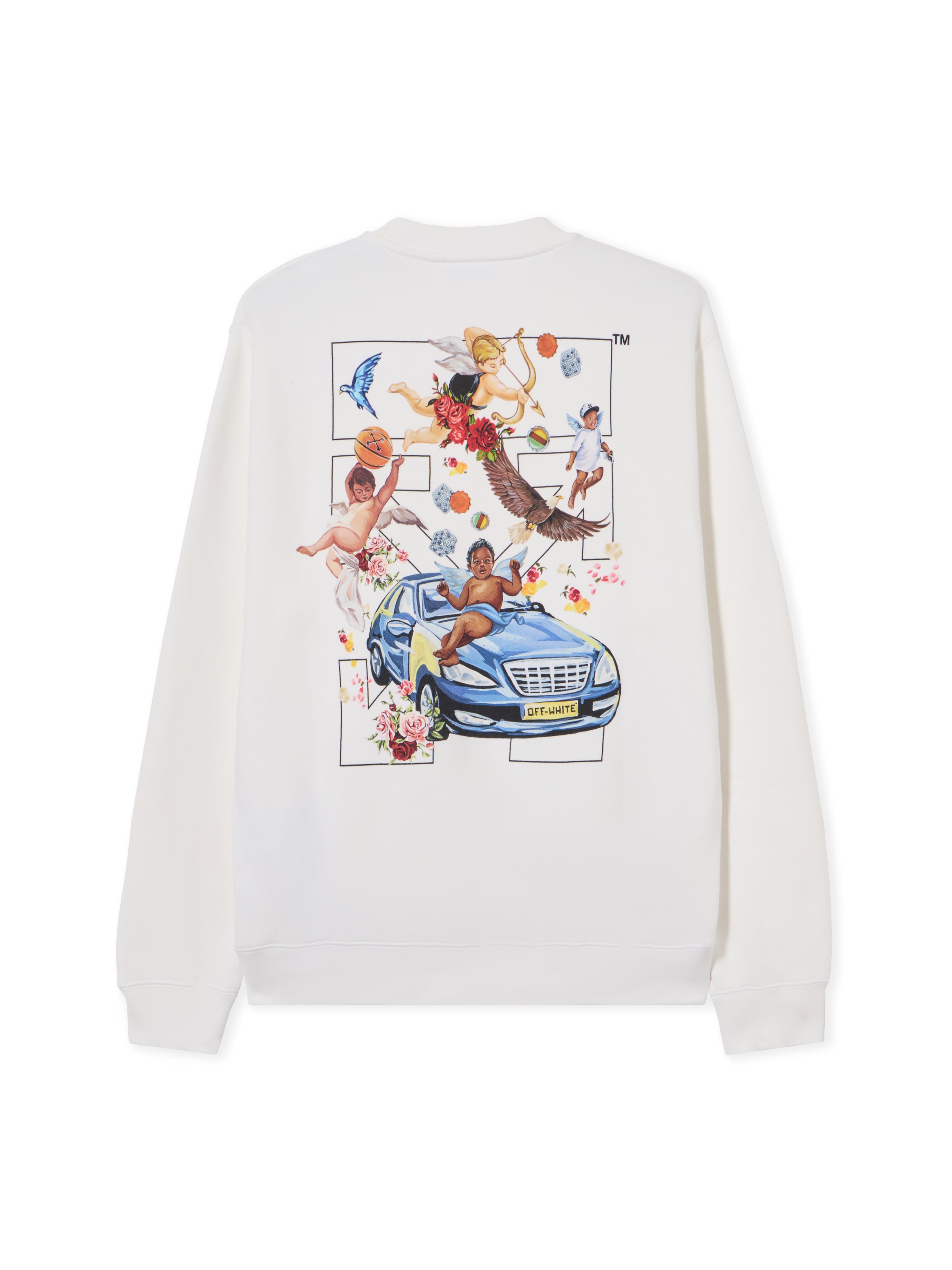 Fresco Arrow Sweatshirt - Female Sweatshirts White