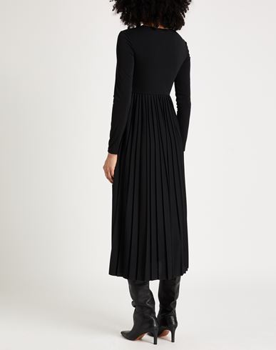 Woman Midi dress Black Size XS Polyester