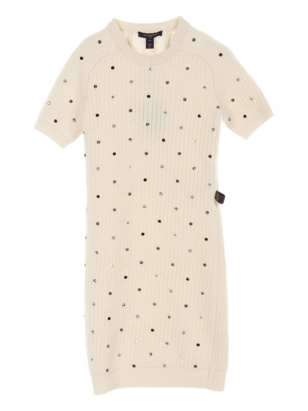 2020s rhinestone-embellished dress - Neutrals