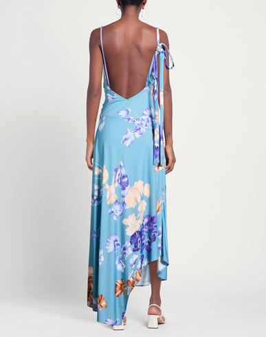 Woman Maxi dress Light blue Size 10 Polyamide