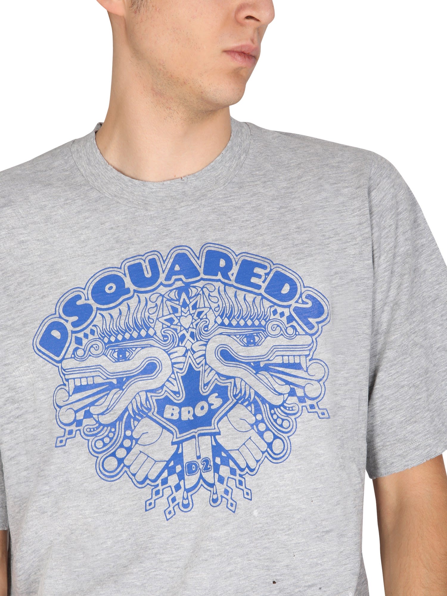 Graphic-logo print T-shirt