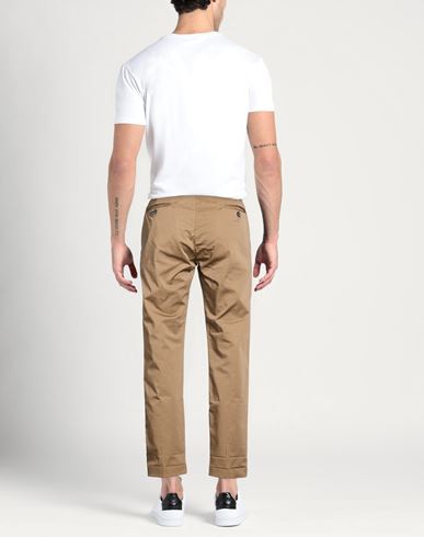 Man Pants Camel Size 28 Cotton, Elastane