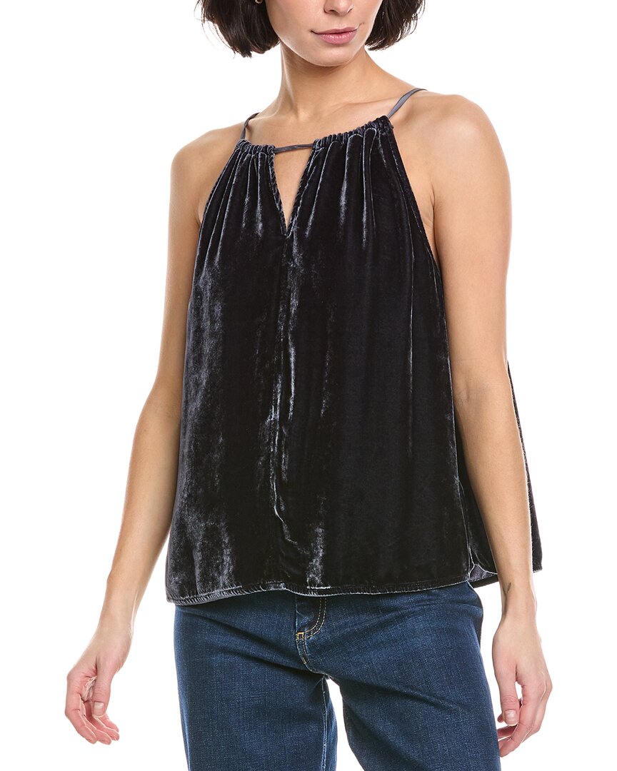Aleaha Silk-Blend Top