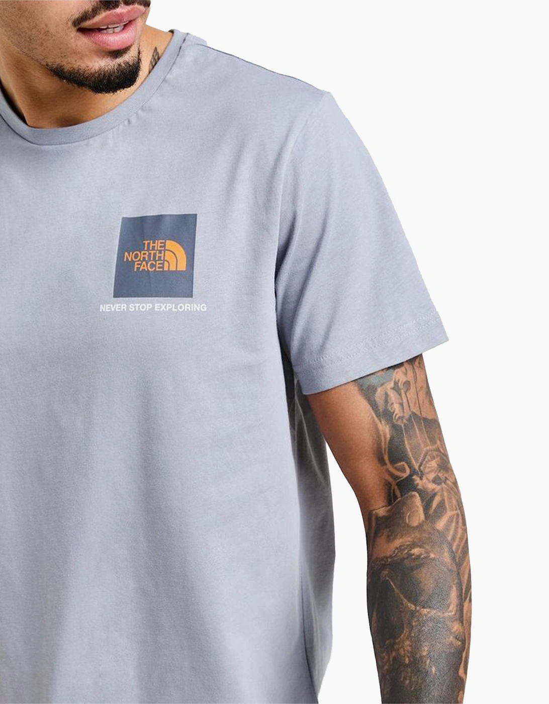Men's The North Face Mens Small Box Co Ords Set Shorts Short Sleeve T Shirts - Grey