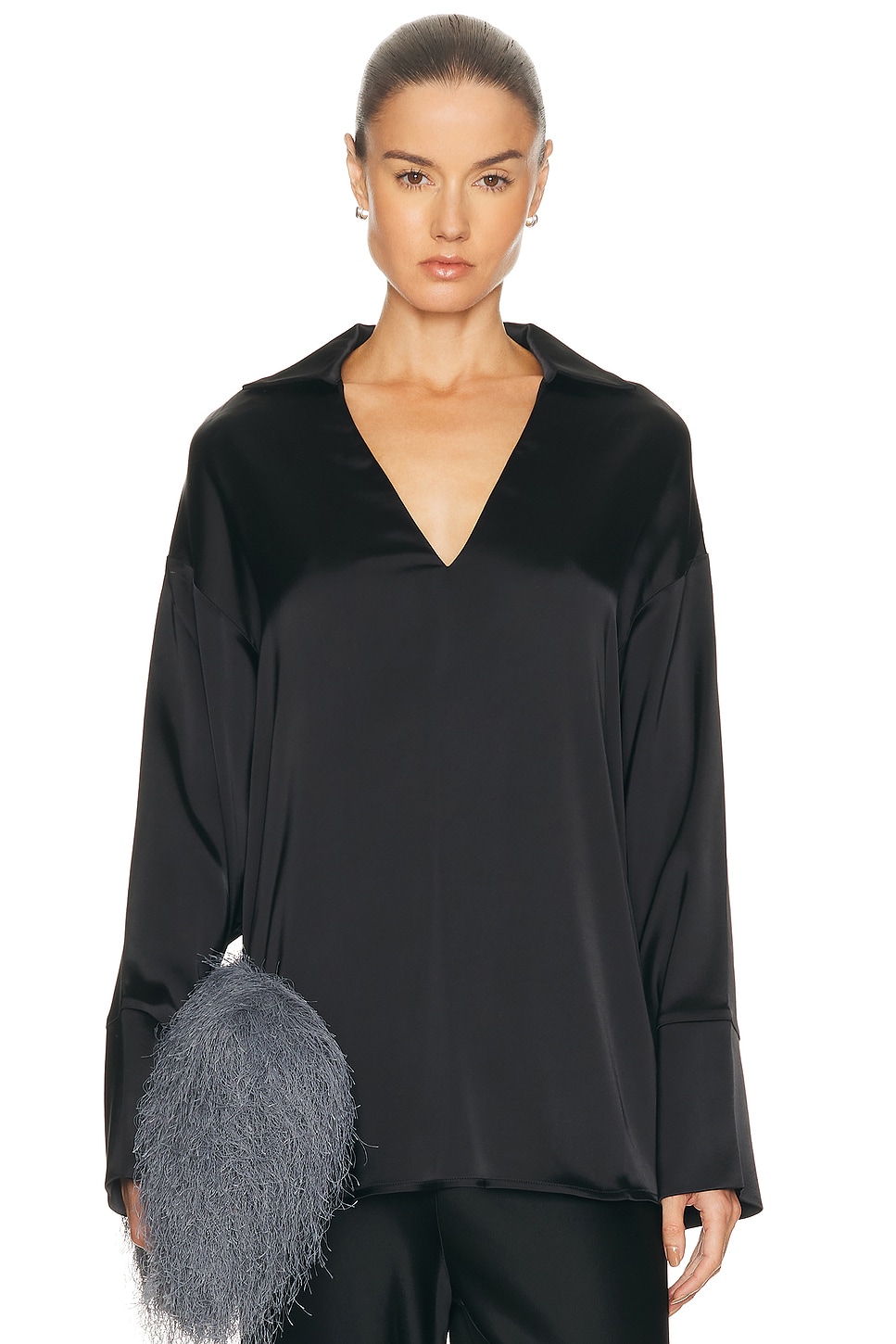 TOVE Luisa Top in Black - Black. 34 also , 38