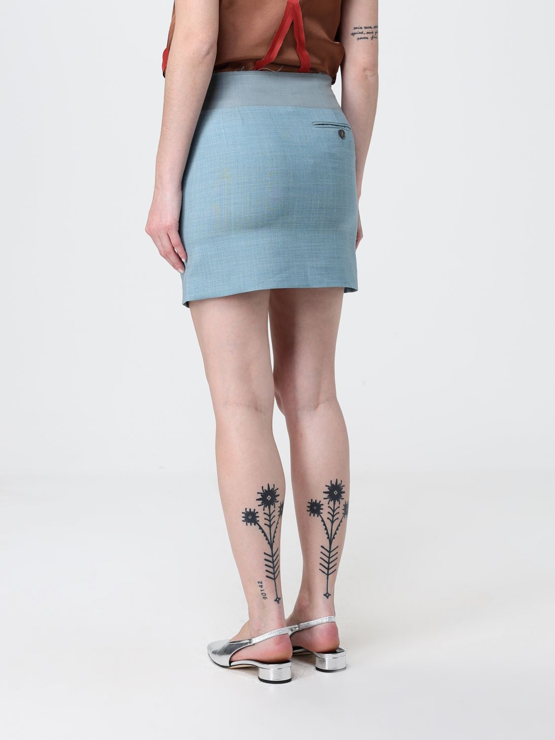 Skirt Woman color Blue