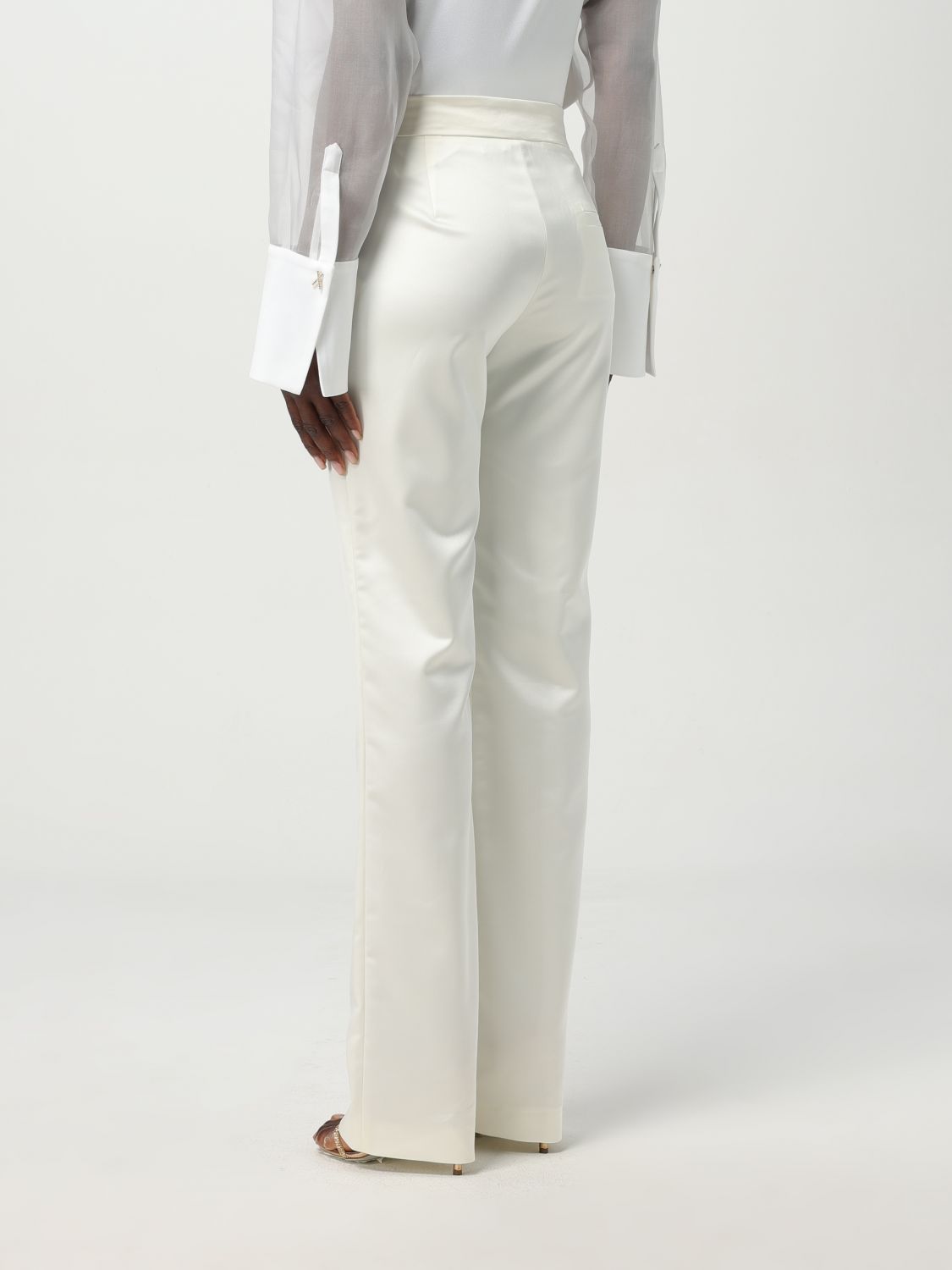 Satin trousers - Black