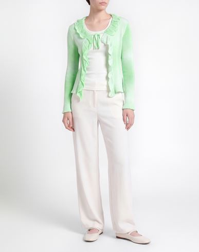 Woman Cardigan Light green Size XS Cotton, Polyamide