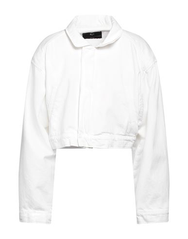 Woman Denim outerwear White Size S Cotton