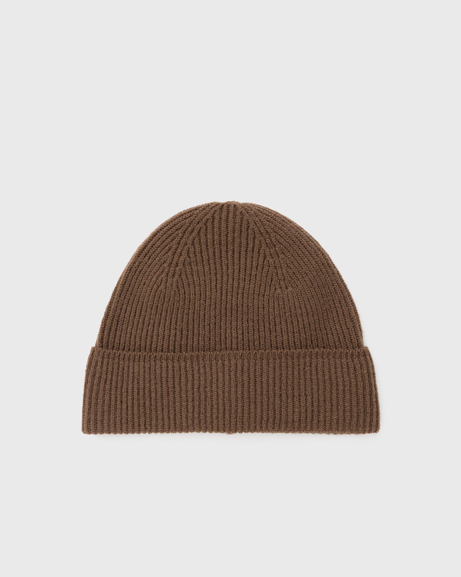 Off-Race Merino Knit Beanie brown male Beanies now available at BSTN