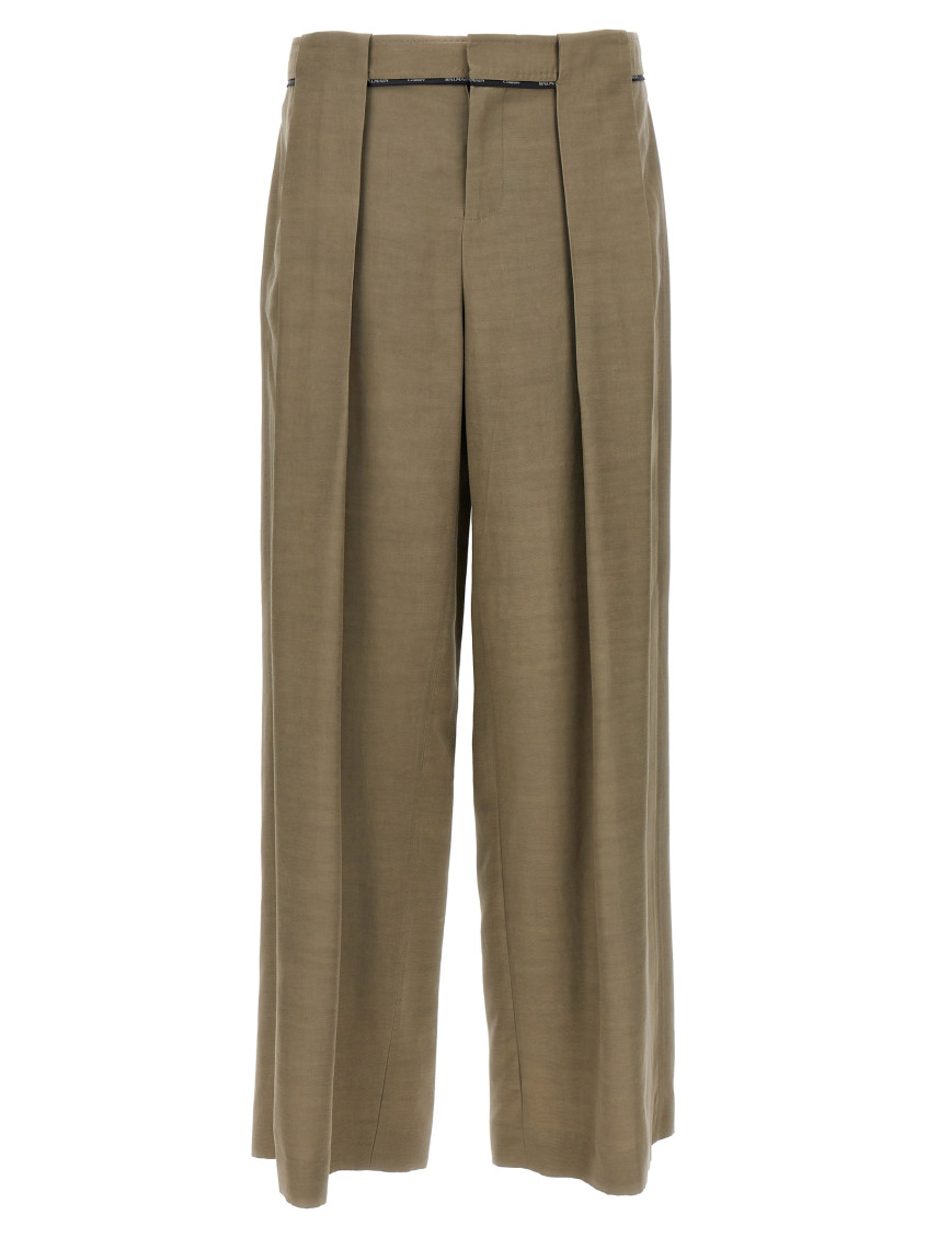 Olive Wide Leg Pants
