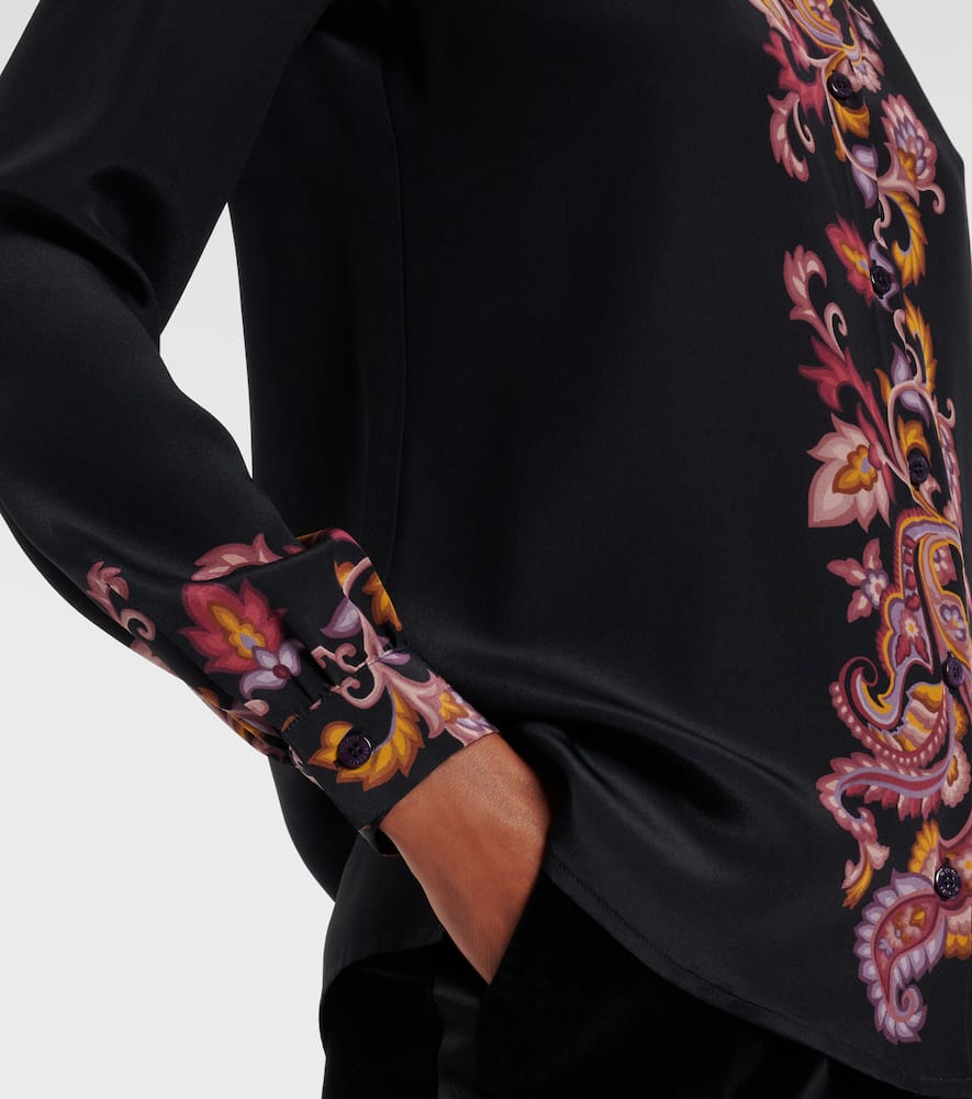 Paisley silk shirt