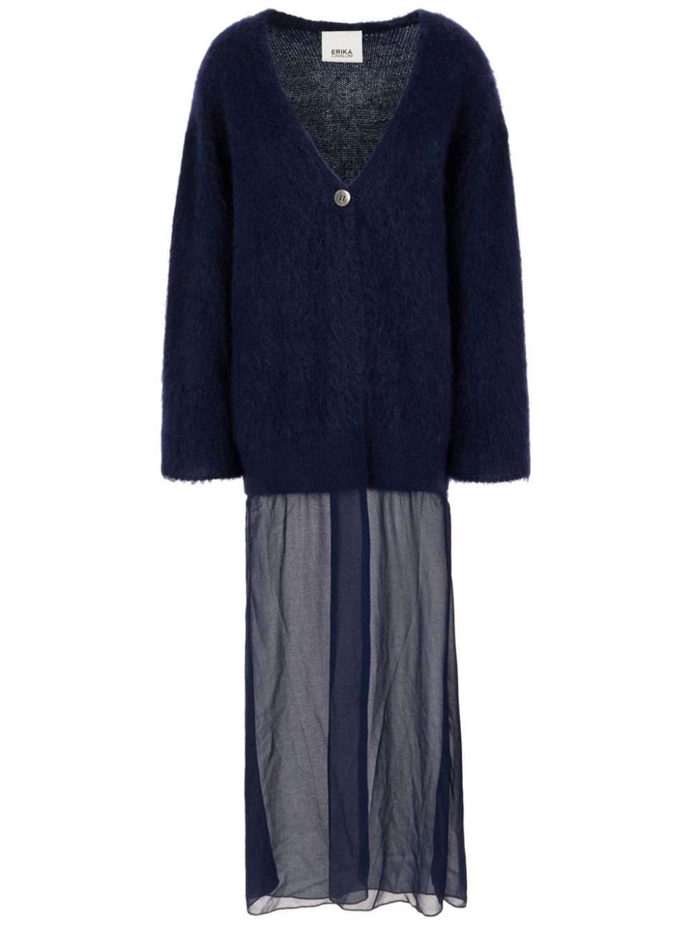 Layered cardigan - Blue