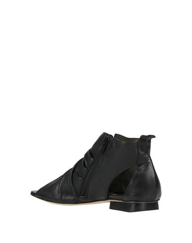 Woman Ankle boots Black Size 4 Leather