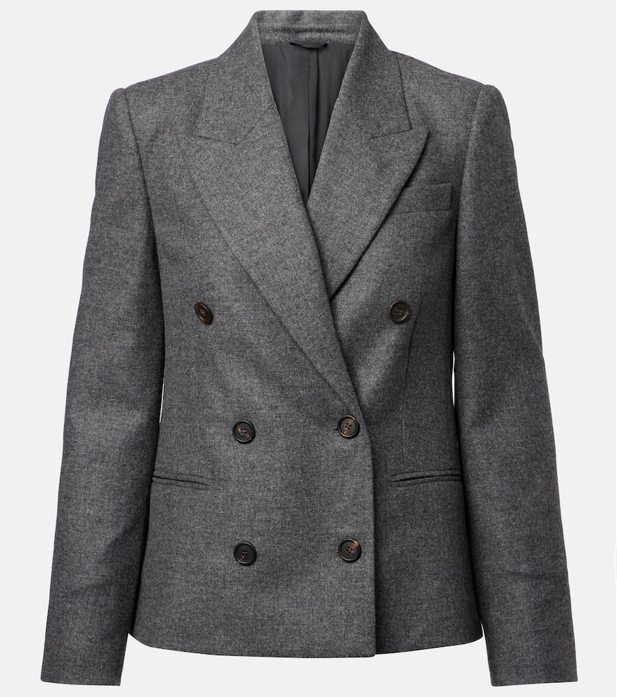 Wool and cashmere blazer