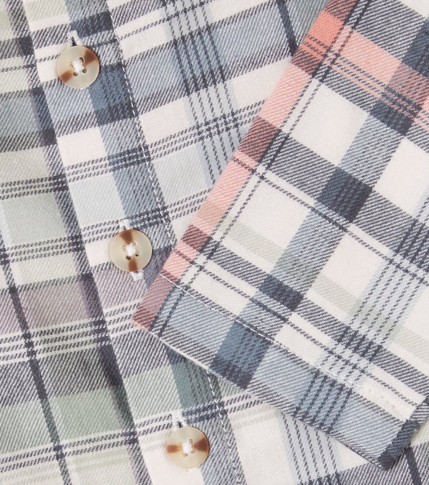 Baby Shelby checked cotton shirt