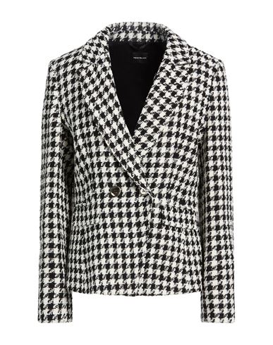 Woman Blazer Black Size 10 Cotton, Acrylic, Polyester, Viscose