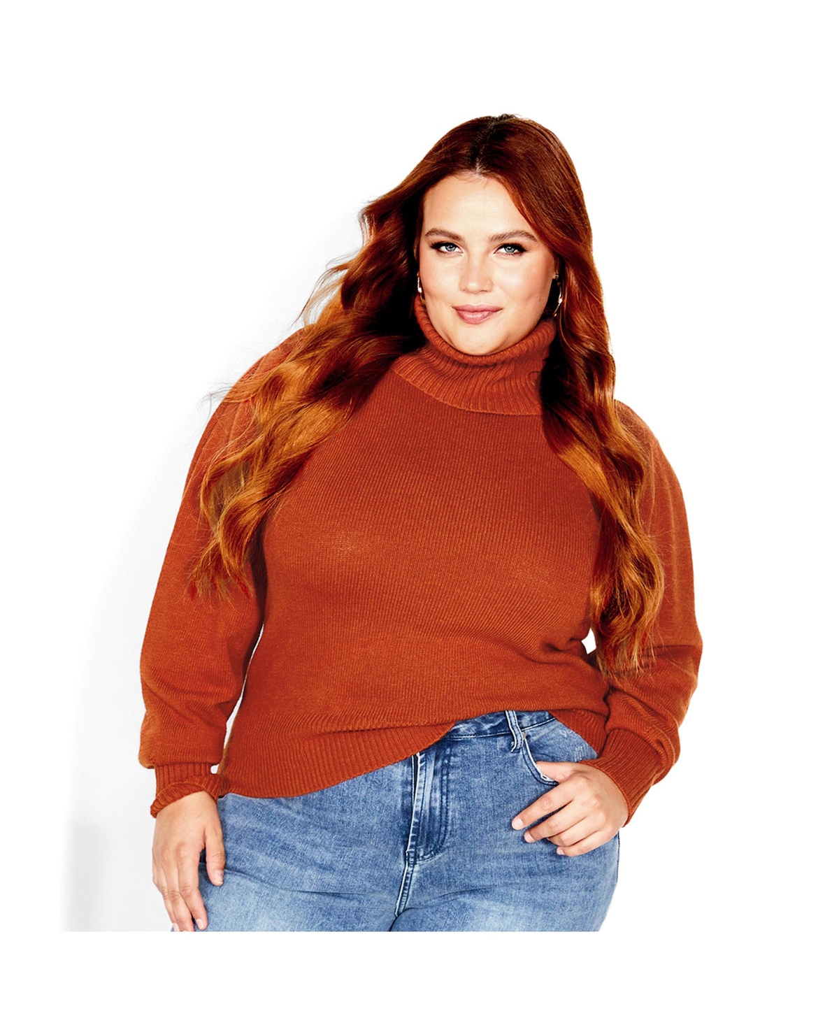 Plus Size Softly Sweet Sweater - Toffee