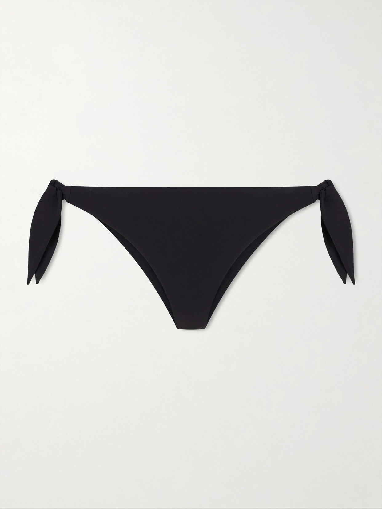 Self-tie Bikini Bottom - Black